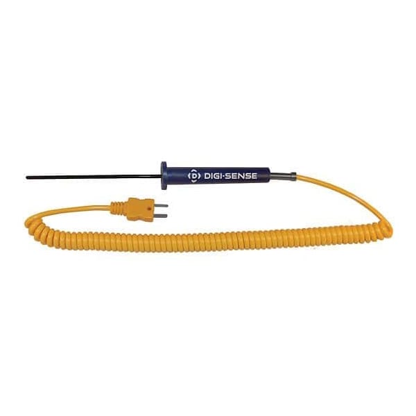 Compact PFA-Coated Thermocouple Probe, 4